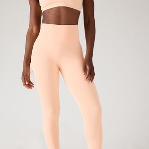 Athleta Elation High Rise Carnation Peach Medium BRAND NEW